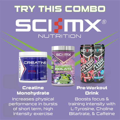 SCI-MX Clear Whey Isolate Protein - Apple and Blackcurrant Flavour - Lean Potein Formula for Muscle Growth