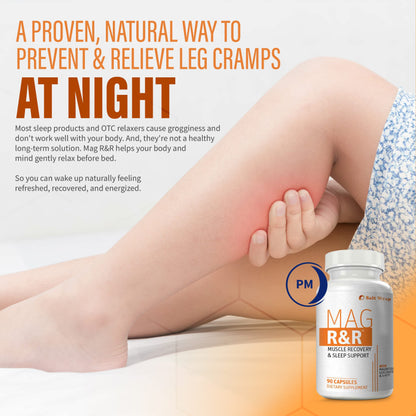 SaltWrap Mag R&R - Nighttime Muscle Cramps Support, Natural Sleep Support for Adults