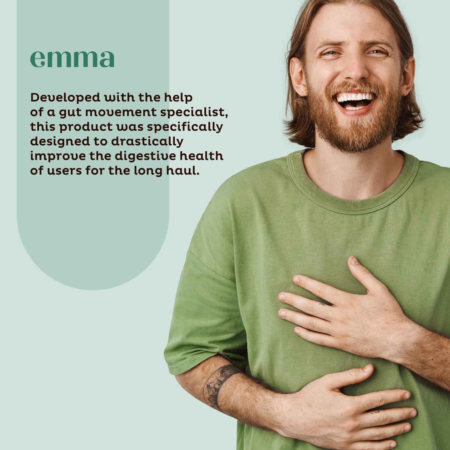 Emma Gut Health - Gas and Bloating Relief, Constipation, Leaky Gut Repair - Gut Cleanse