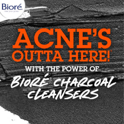 Bioré Charcoal Acne Face Scrub, with 1% Salicylic Acid and Natural Charcoal, Helps Prevent