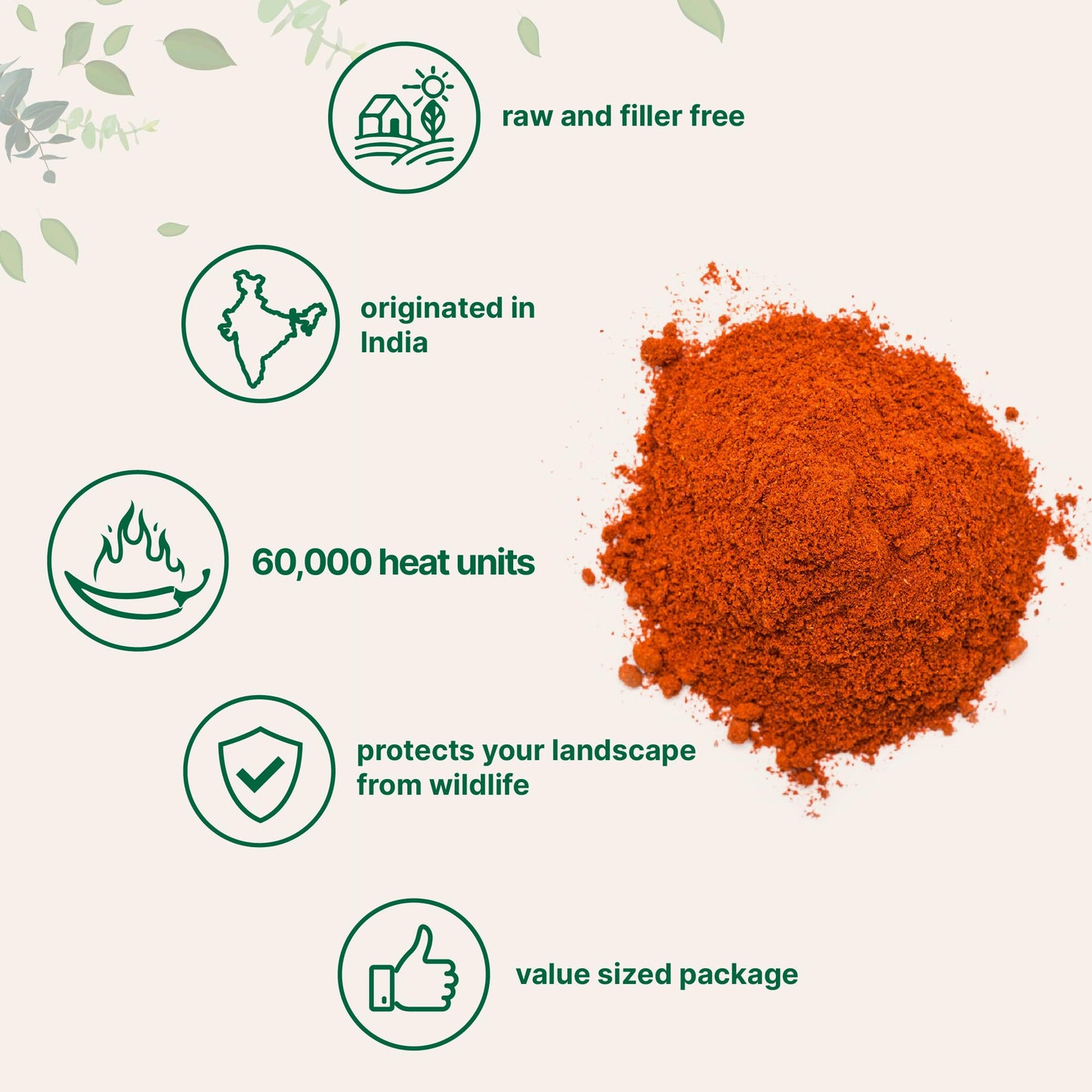 Ground Cayenne Pepper Powder, 6lbs (60,000 SHU Heat) | Premium Source for Spice