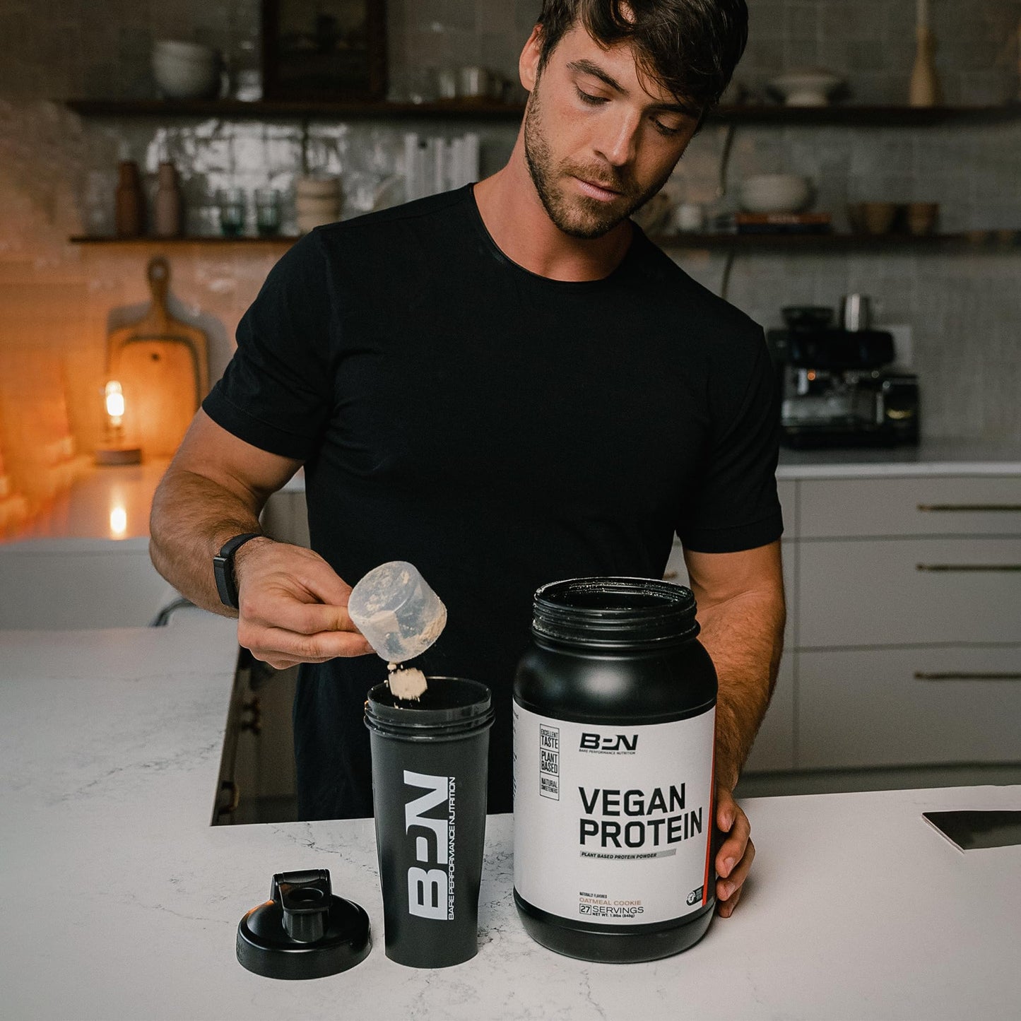 BARE PERFORMANCE NUTRITION, BPN Vegan Protein, Plant Based Protein, Vanilla