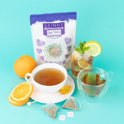 Skinny Botanicals Evening Detox Tea for Body Cleanse All Natural - Laxative-Free