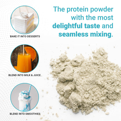 Genepro Unflavored Protein Powder - New Formula - Lactose-Free, Gluten-Free, & Non