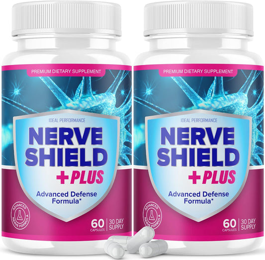 (2 Pack) Nerve Shield Plus Pills Original Supplement Advanced Nerve