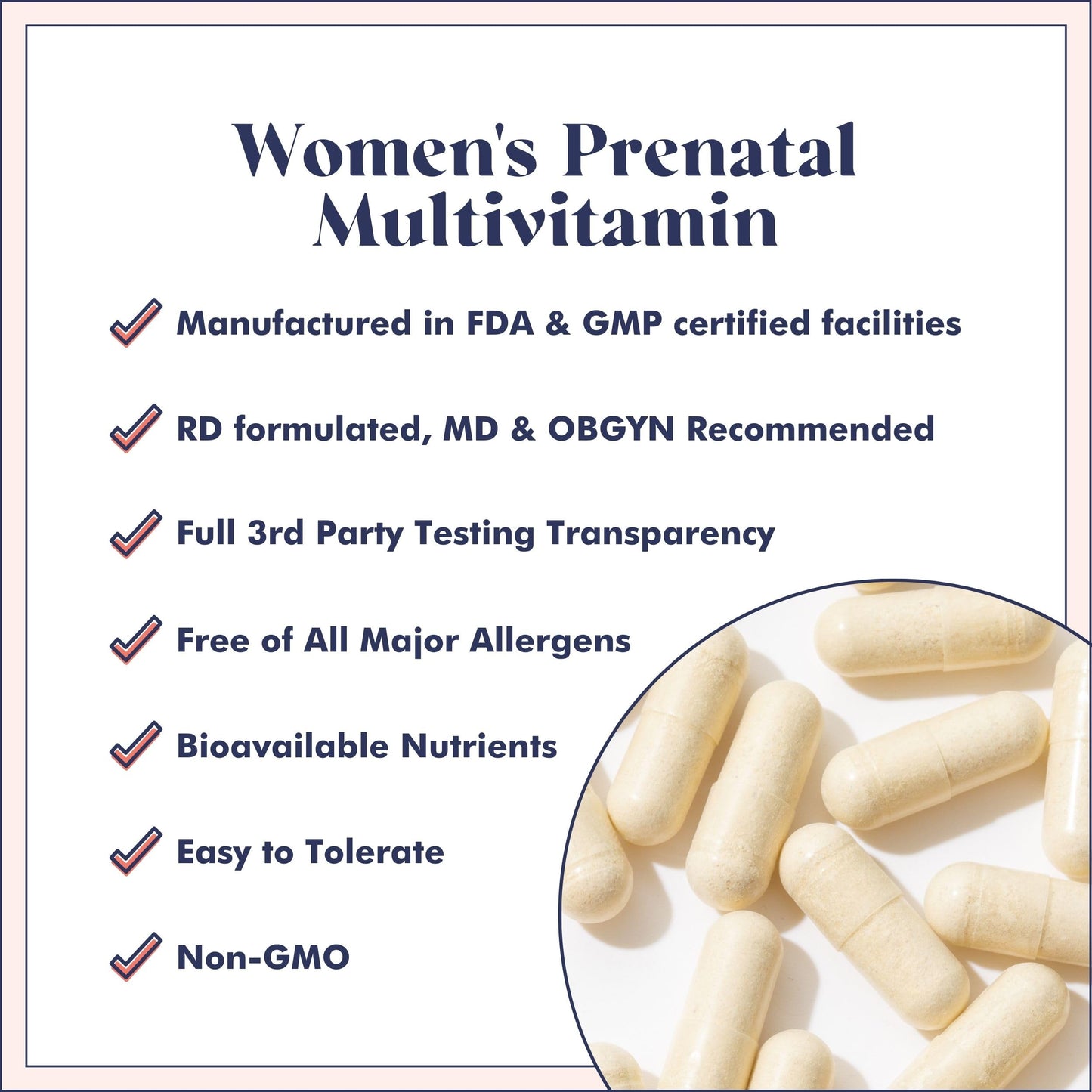 FullWell Prenatal Vitamins | Choline, folate, Vitamin D for fetal Growth, Brain Development