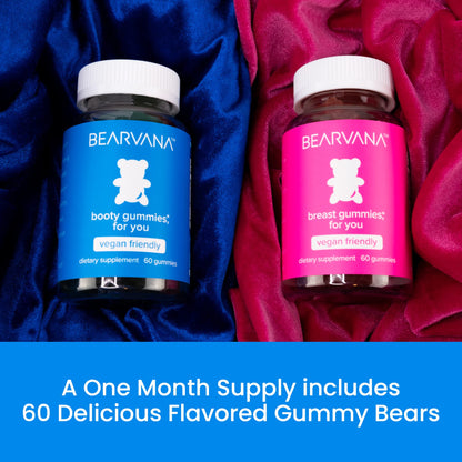 BEARVANA Bum & Chest Support Gummies for Women | Workout Enhancement