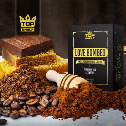 Join Top Shelf Grind Love Bombed - Pheromone Cologne for Men | Bold Attraction