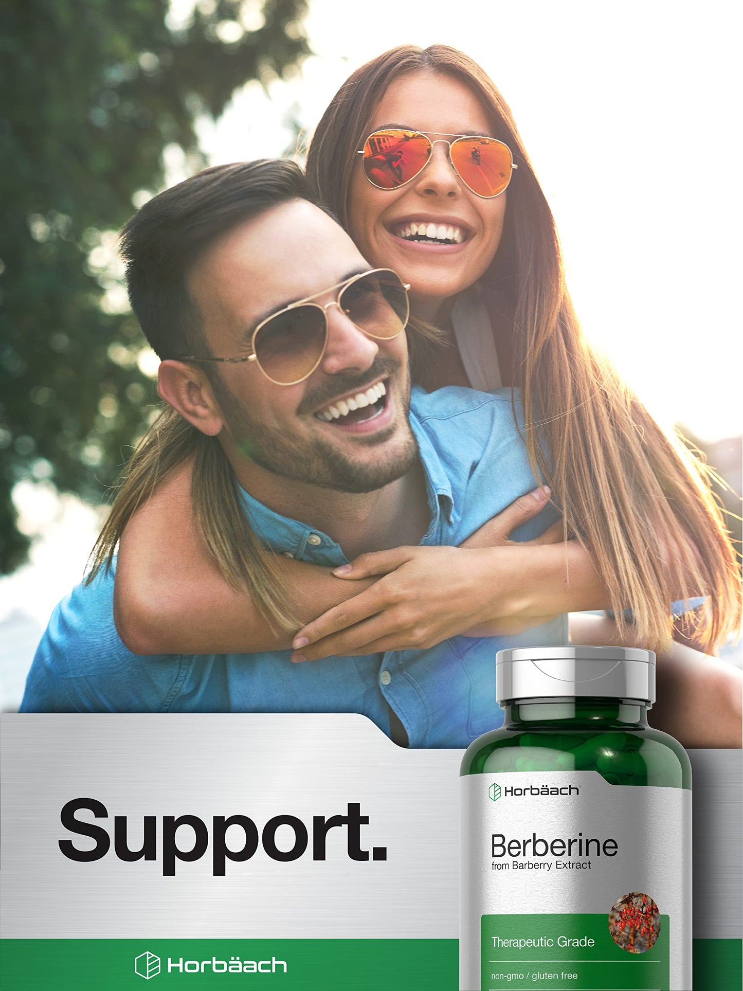 Berberine Supplement | 120 Capsules | Berberine HCl from Barberry Extract | Non-GMO