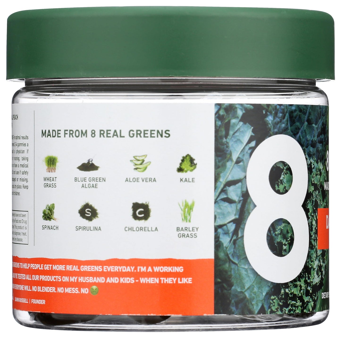 8Greens Daily Greens Gummies - Superfood Booster, Energy & Immune Support