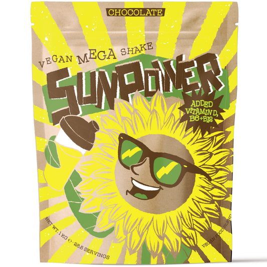 SunPower Vegan Protein Powder - 21g Plant Protein per Serving - Pea, Sunflower