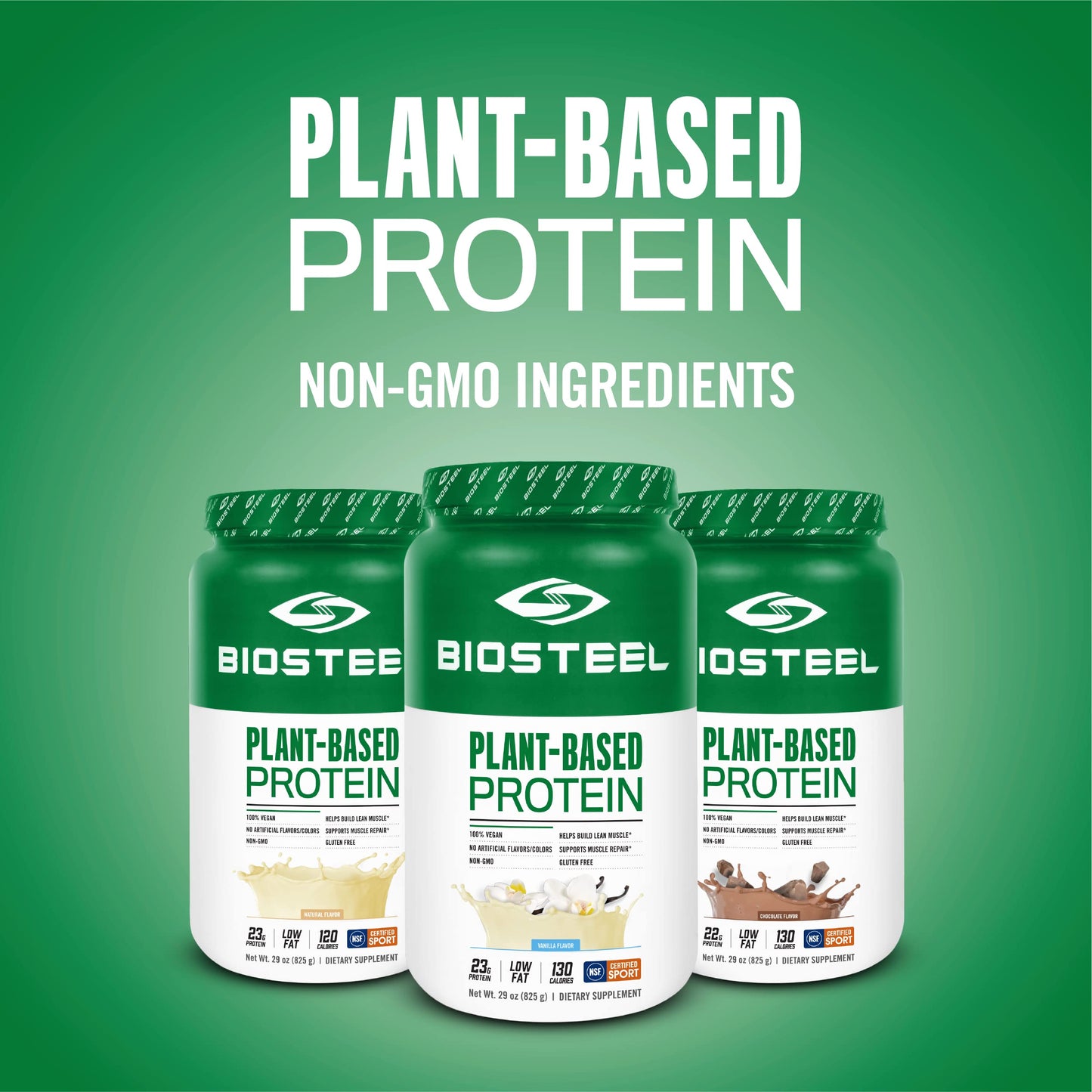 BioSteel Plant-Based Protein Powder Supplement, Sugar Free, Vegan and Non-GMO