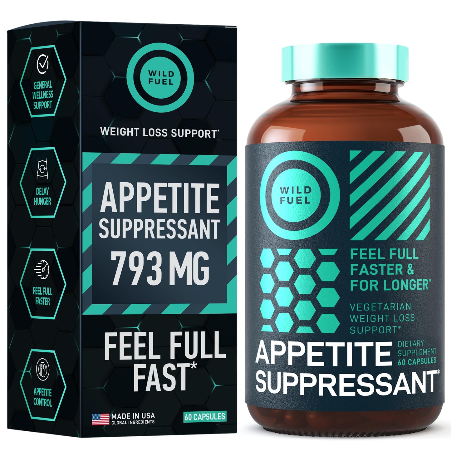 Appetite Suppressant for Weight Loss, Hunger Suppressant - Diet Pills That Work Fast 