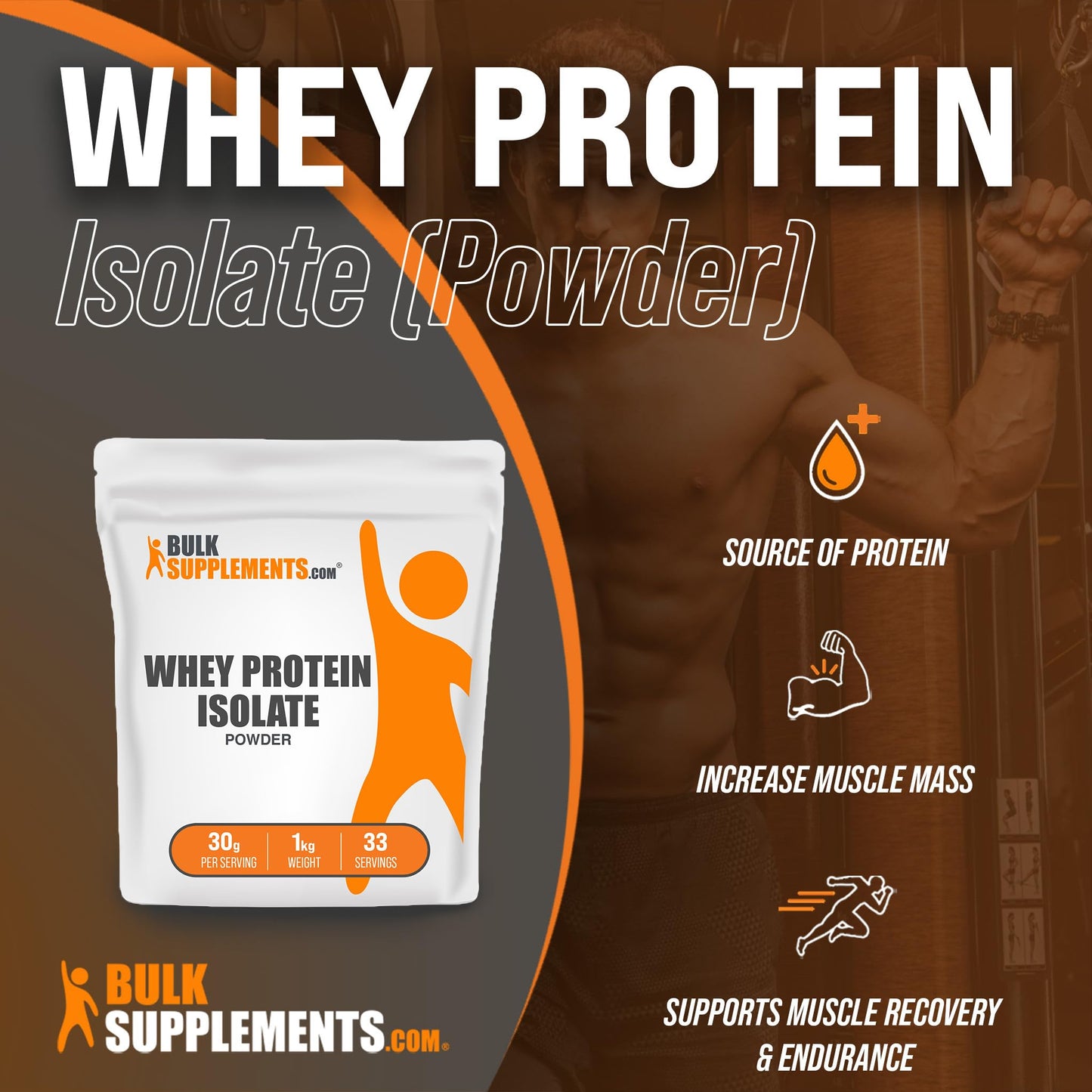 BulkSupplements.com Hydrolyzed Whey Protein Isolate - Whey Isolate Protein Powder