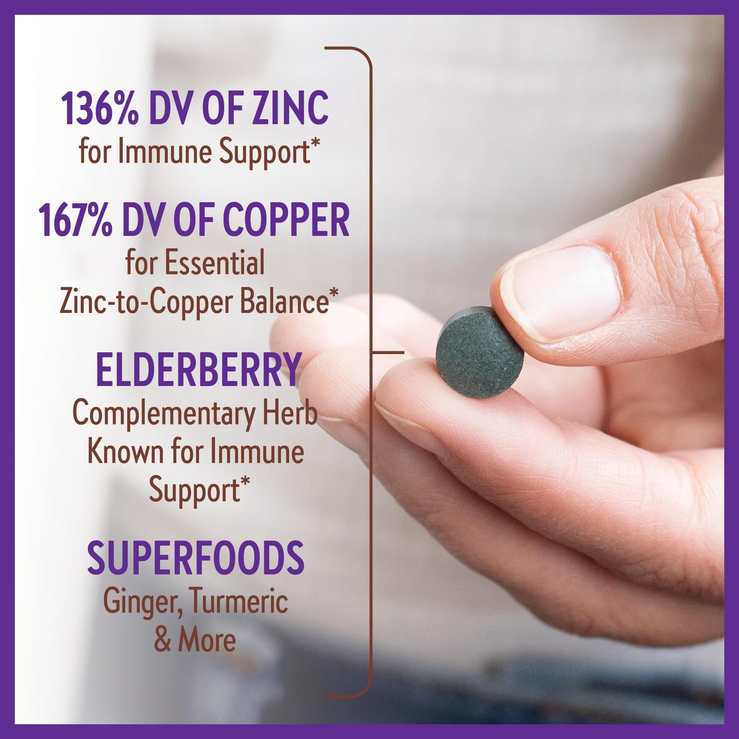 New Chapter Zinc Supplement, Fermented Zinc Complex, ONE Daily for Immune Support