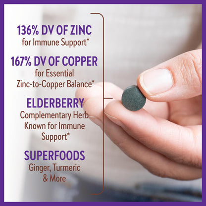 New Chapter Zinc Supplement, Fermented Zinc Complex, ONE Daily for Immune Support