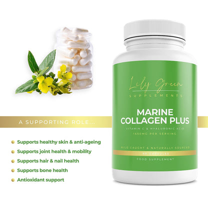 Lily Green | Marine Collagen with Hyaluronic Acid & Vitamin C - 1650mg per Serving