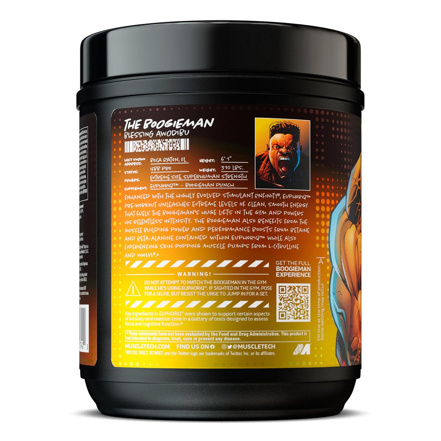 MuscleTech Pre Workout Powder EuphoriQ PreWorkout Smart Pre Workout Powder