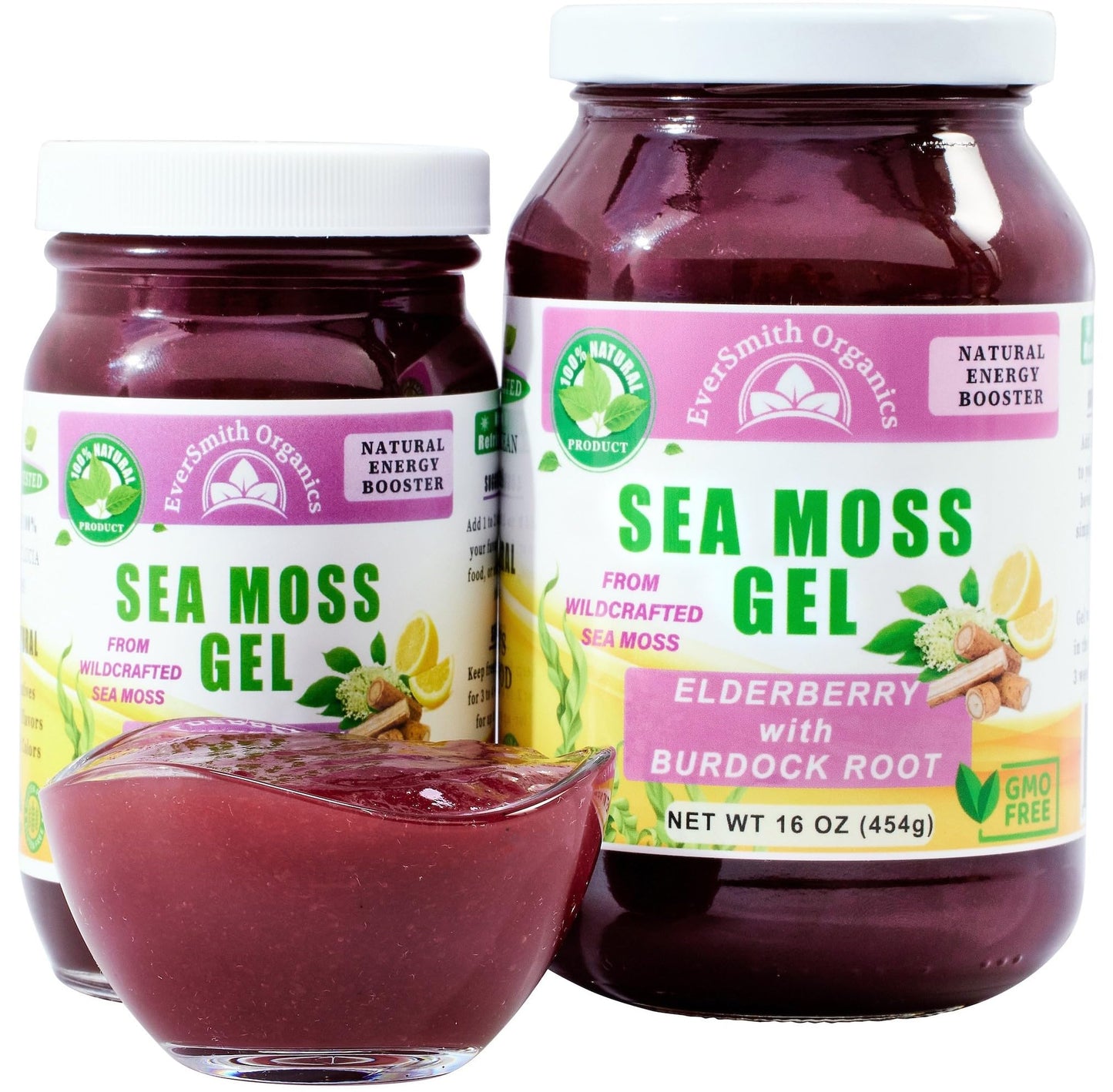 EverSmith Organics - Wildcrafted Irish Sea Moss Gel | Made in USA | Rich in Vitamins