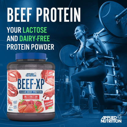 Applied Nutrition Beef XP - Clear Hydrolysed Beef Protein Isolate, Fruit Juice Style, Dairy Free Beef Protein Powder