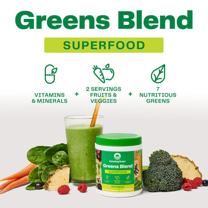 Amazing Grass Greens Blend Superfood: Super Greens Powder Smoothie