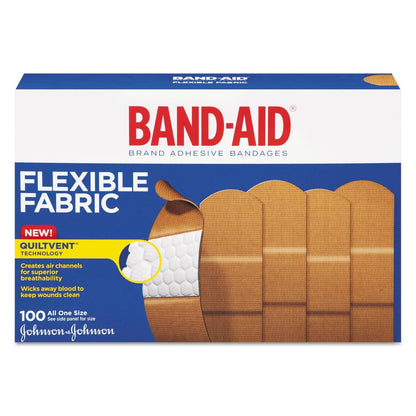 Band-Aid Brand Flexible Fabric Adhesive Bandages for Wound Care and First