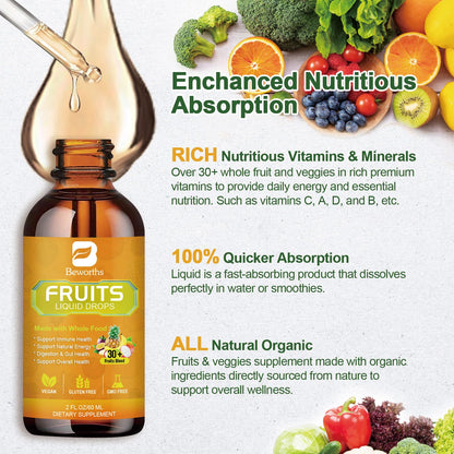 B BEWORTHS Fruits and Veggies Supplement - Balance of Natural Fruit and Vegetable