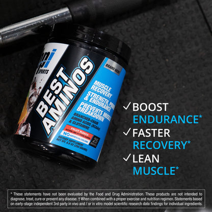 BPI Sports Best Aminos - BCAA Powder Post Workout & Glutamine Recovery Drink