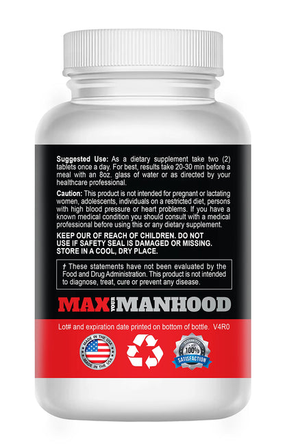 Male Enlargement Pills- Amplify Male Size- Boost Up to 3 Inches Fast- Extend in Length