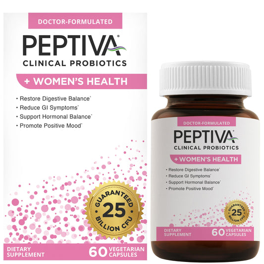 Peptiva Probiotics for Women's Health - Women's Probiotic and Digestive Support