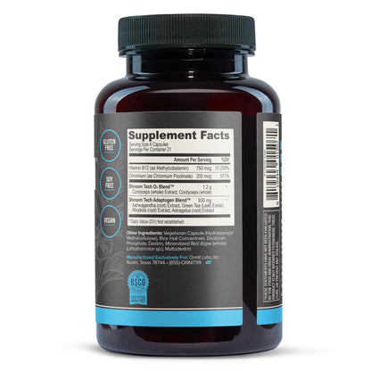 Onnit Shroom TECH Sport (84ct) | All Natural Pre-Workout Supplement with Ashwagandha