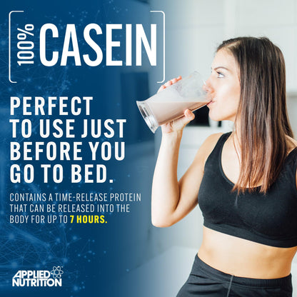 Applied Nutrition Casein Protein Powder - Micellar Casein Supplement, Slow Release Protein