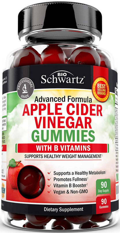 Apple Cider Vinegar Gummies for Weight Loss - ACV Gummies with The Mother