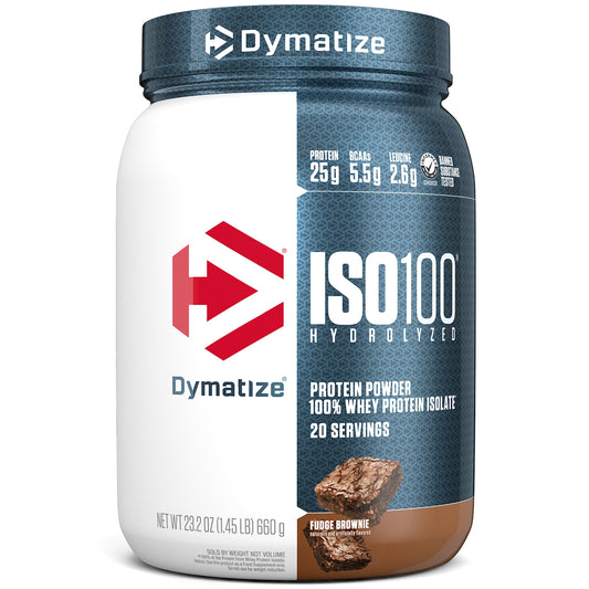 Dymatize ISO100 Hydrolyzed Protein Powder, 100% Whey Isolate Protein, 25g of Protein