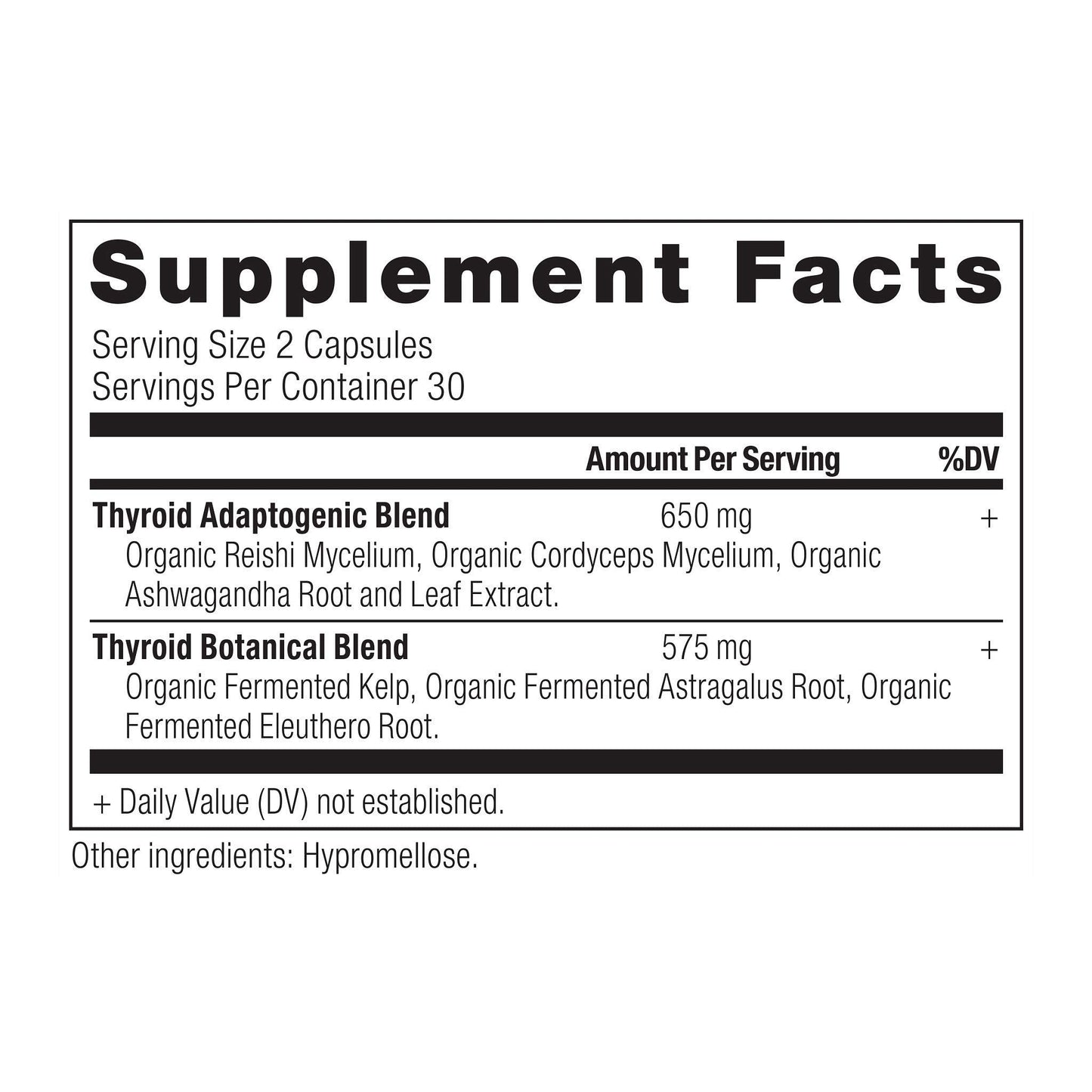 Ancient Nutrition Thyroid Support Supplement with Ashwaghanda, Thyroid Capsules