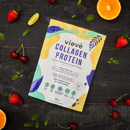 Vieve Collagen Protein Powder - Hydrolysed Bovine Peptides - Diet Support Supplement for Skin, Hair, Nail