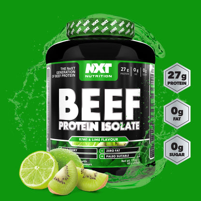 NXT Nutrition Beef Protein Isolate Powder - Protein Powder High in Natural Amino Acids