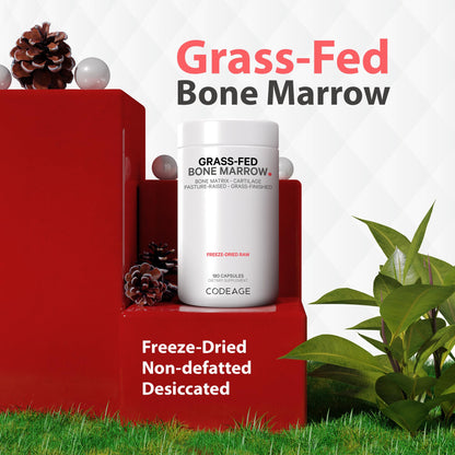 Codeage Grass Fed Bone Marrow, Full Spectrum Whole Bone Extract