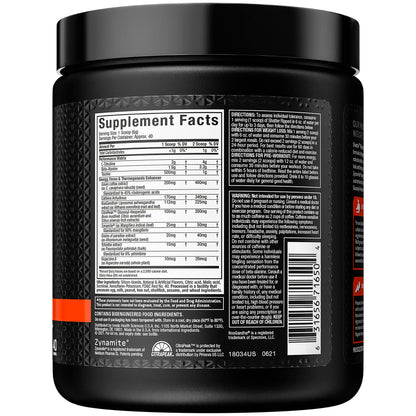 Pre Workout + Weight Loss MuscleTech Shatter Ripped Pre-Workout Pre Workout