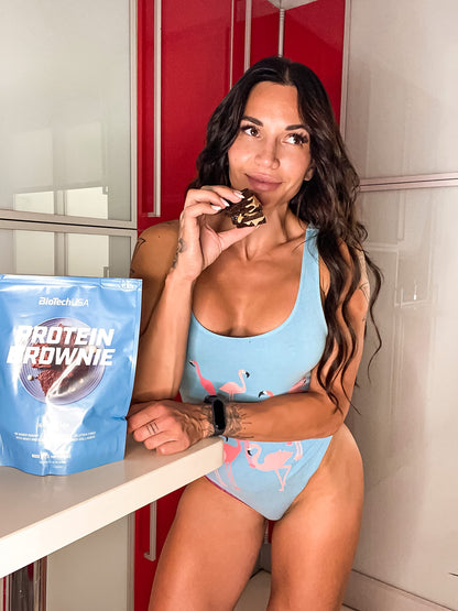 BioTechUSA Protein Brownie, Baking Mix with Collagen, whey proteins and sweeteners. 600 g, Chocolate