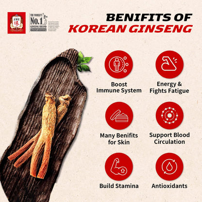 CheongKwanJang Ginseng Korean Red Ginseng Vital Tonic, Immune System Booster