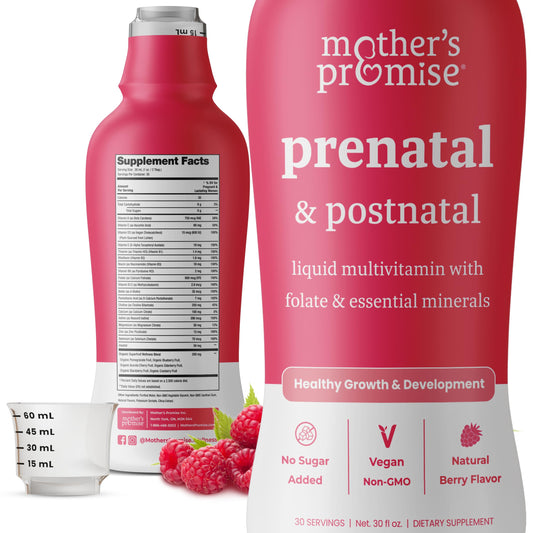 Prenatal & Postnatal Multivitamin for Women | Sugar Free Liquid Prenatal Vitamins for Women