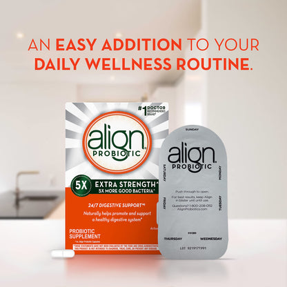 Align Probiotic Extra Strength, Probiotics for Women and Men, #1 Doctor Recommended