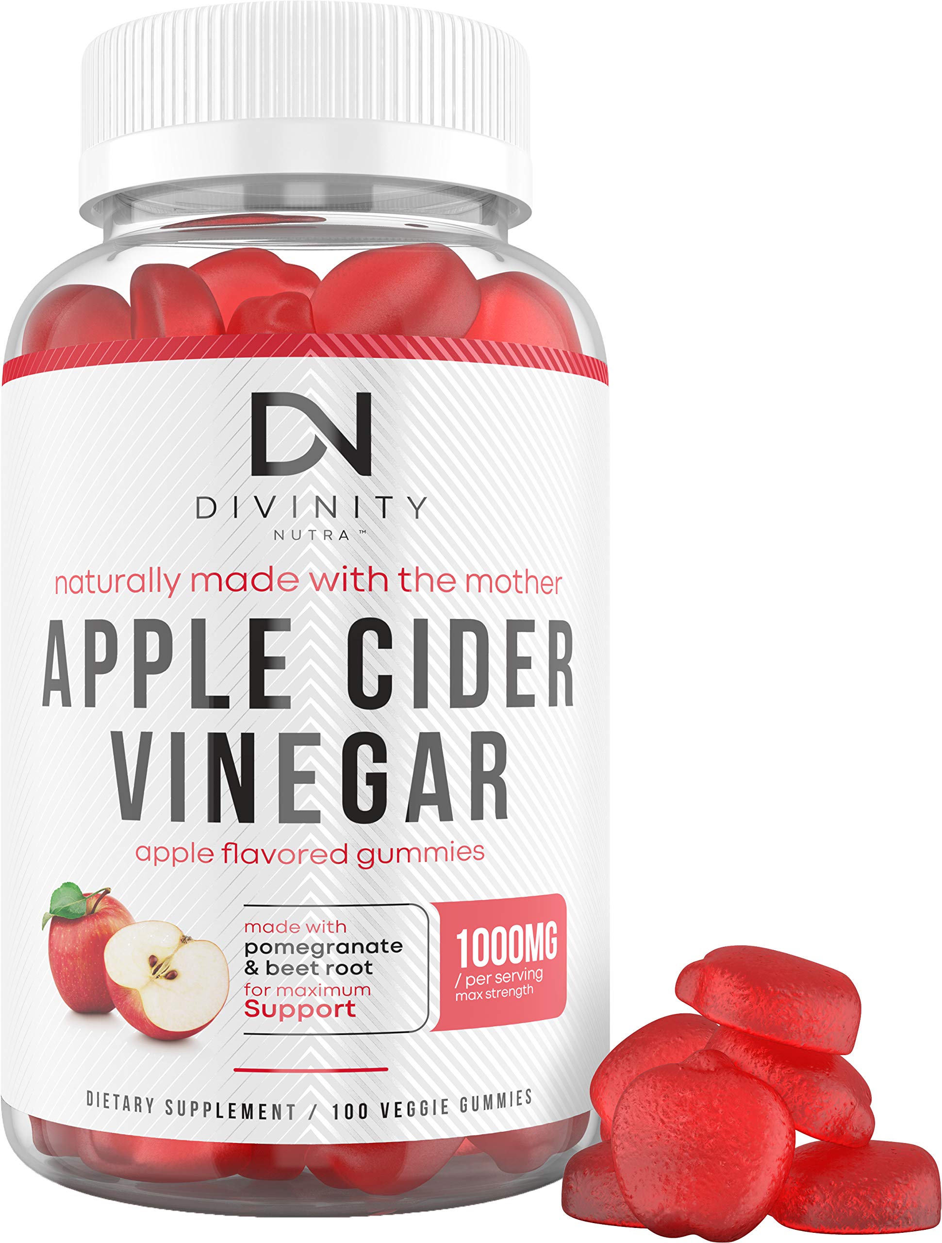 Apple Cider Vinegar Gummies for Weight Loss - Nutritional Supplement for Detox, Cleanse