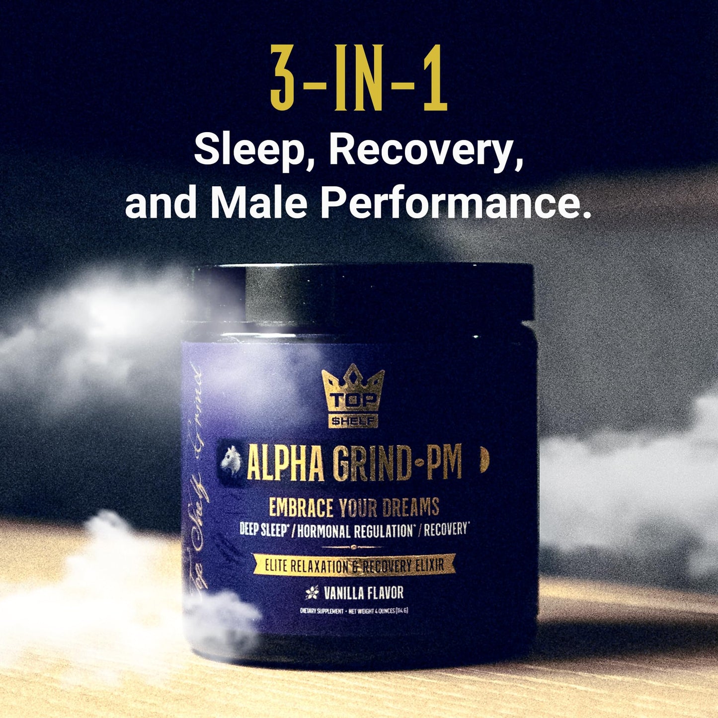 Advanced Sleep Supplement for Men, Nootropic Night Time Burner & Anabolic Recovery