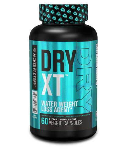 Jacked Factory Dry-XT Water Weight Loss Diuretic Pills - Natural Supplement