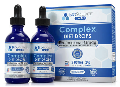 BioSource Labs Complex Diet Drops – Best Natural Weight Management Drops for Men