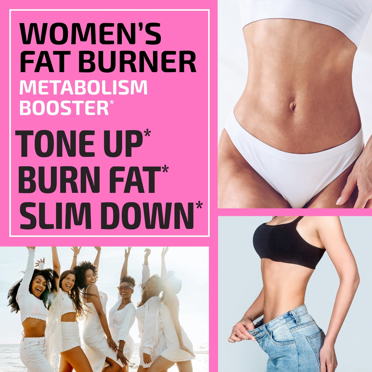 Weight Management Pills for Women | Bloating Relief, Targeted Belly Toning & Appetite