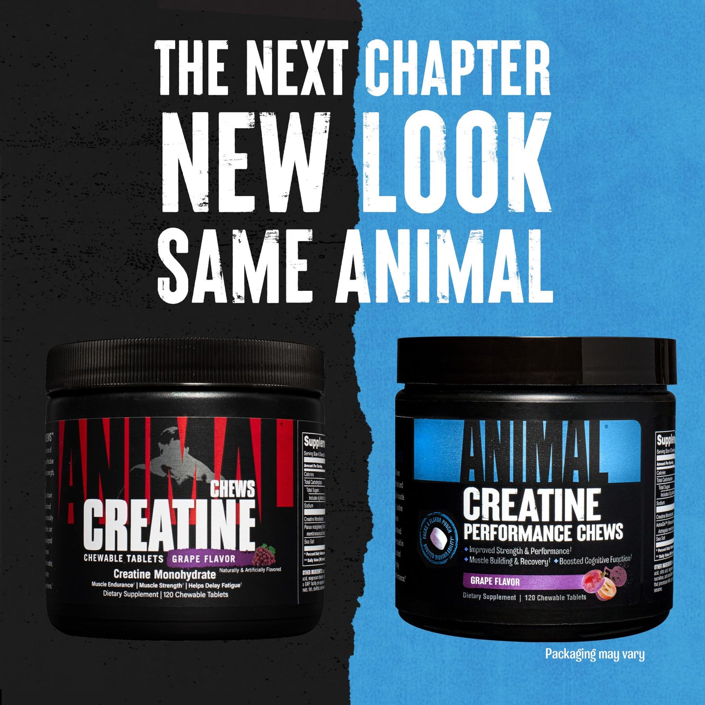 Animal Creatine Chews Tablets - Creatine Monohydrate Chewable Muscle Builder