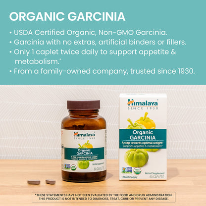 Himalaya Organic Garcinia Cambogia for Weight Loss, Promotes Healthy Body Weight